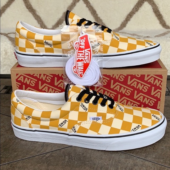 VANS ERA big checkerboard yellow/true white Womens - Picture 15 of 16